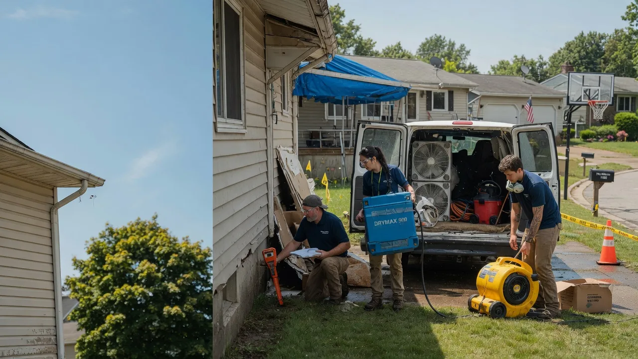 Ceiling Leak Cleanup in Callensburg, PA near me